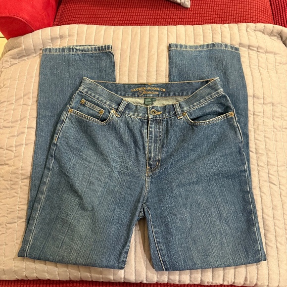 RALPH LAUREN DENIM BOOT CUT SIZE 4 - Picture 2 of 5